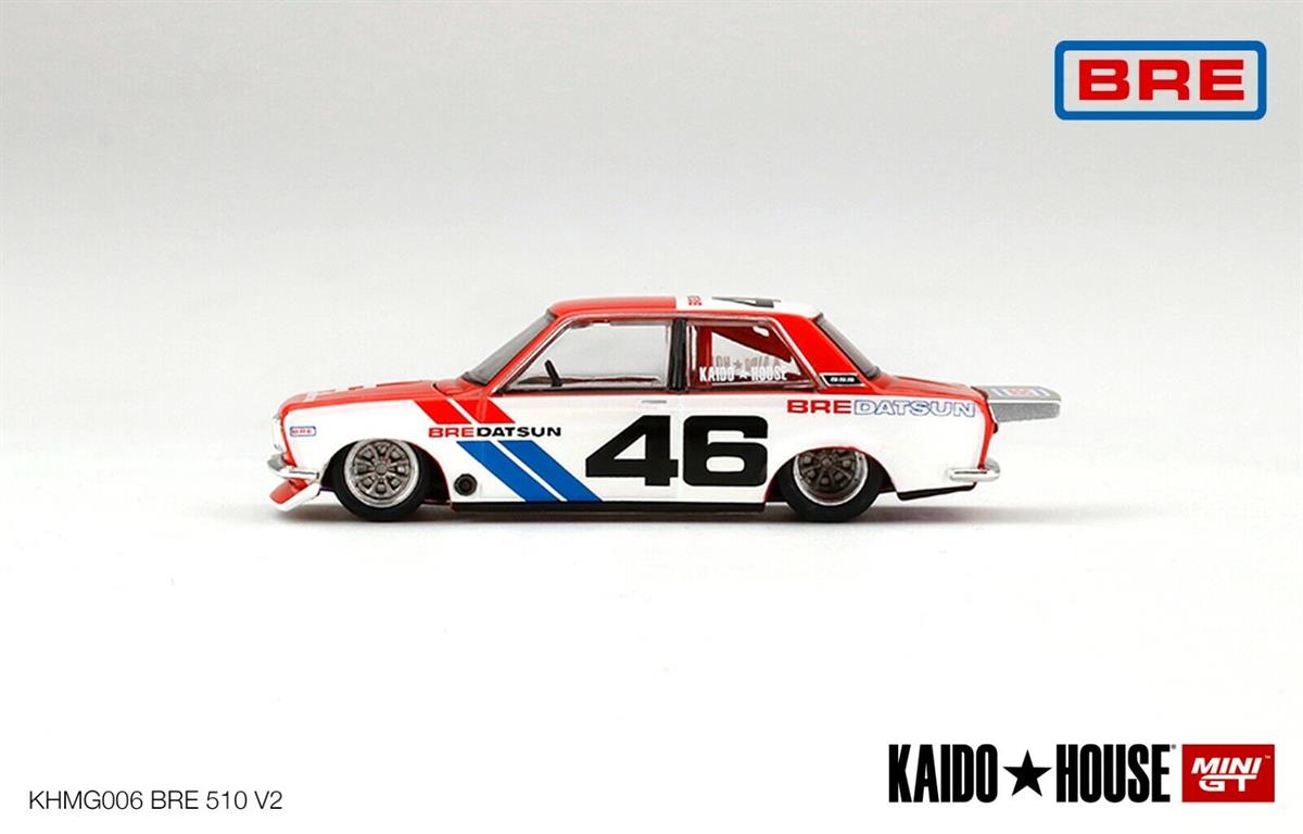 Mini GT Kaido House Datsun 510 Pro Street BRE #46 V2 | diecastpazar