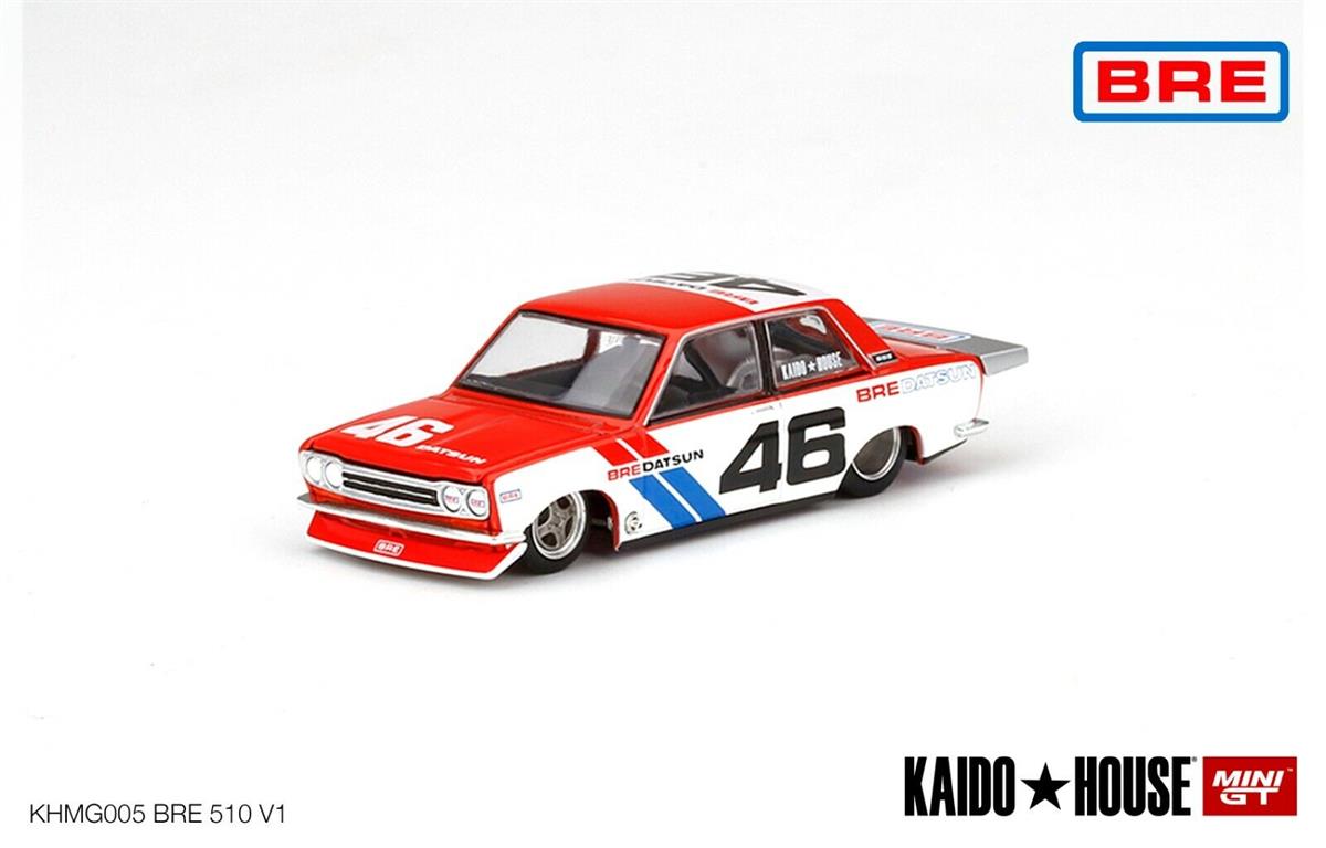 Mini GT Kaido House Datsun 510 Pro Street BRE #46 V1 | diecastpazar