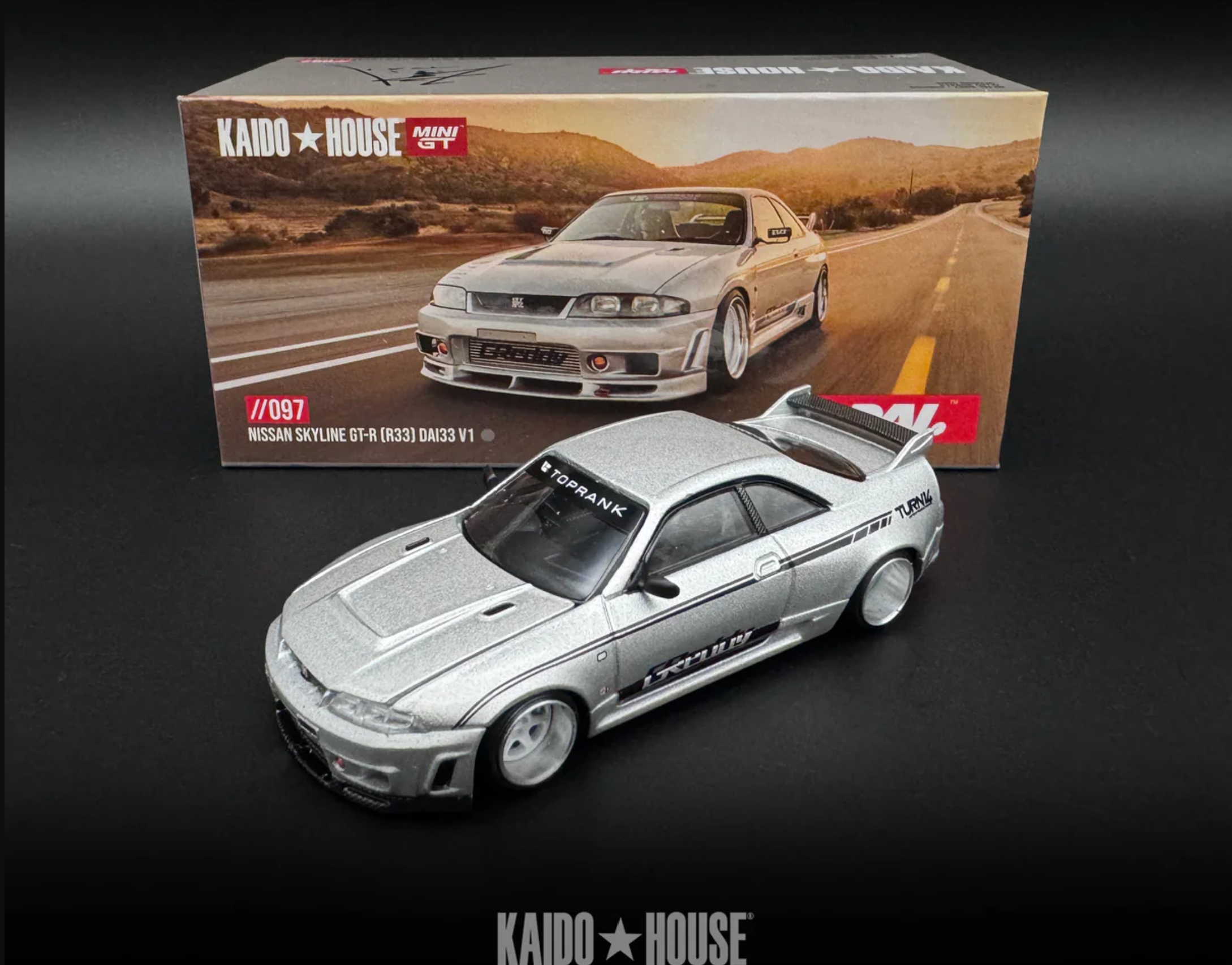 Mini GT Kaido House Nissan Skyline GT-R R33 DAI33 V1