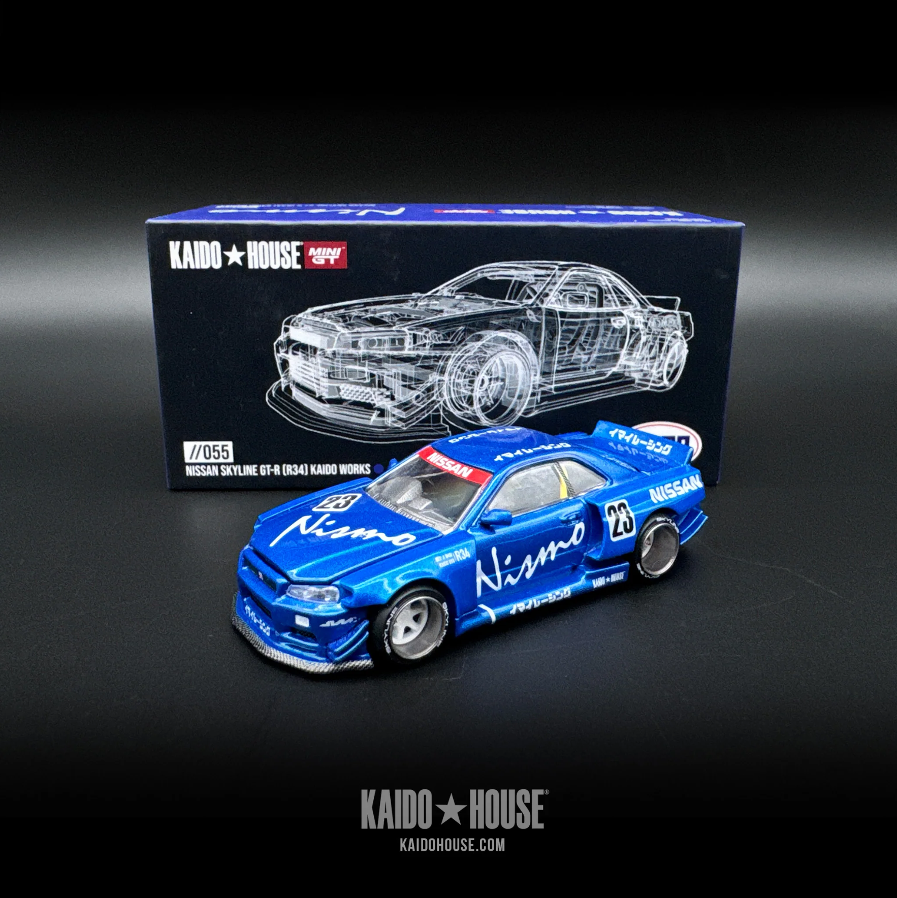 MINIGT KAIDO HOUSE GT-R R34 ブラジル限定 2個セット mini-gt-kaido-house-nissan-