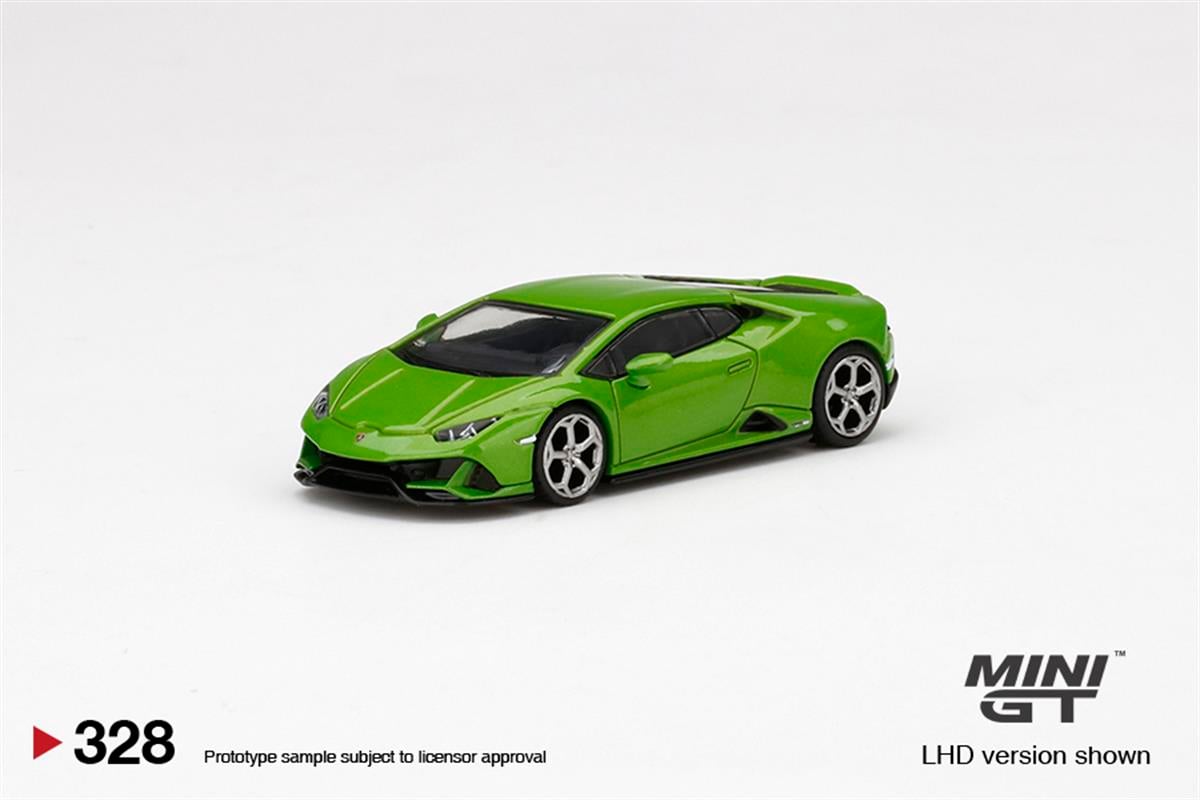 Mini GT Lamborghini Huracan Evo Verde Mantis | diecastpazar
