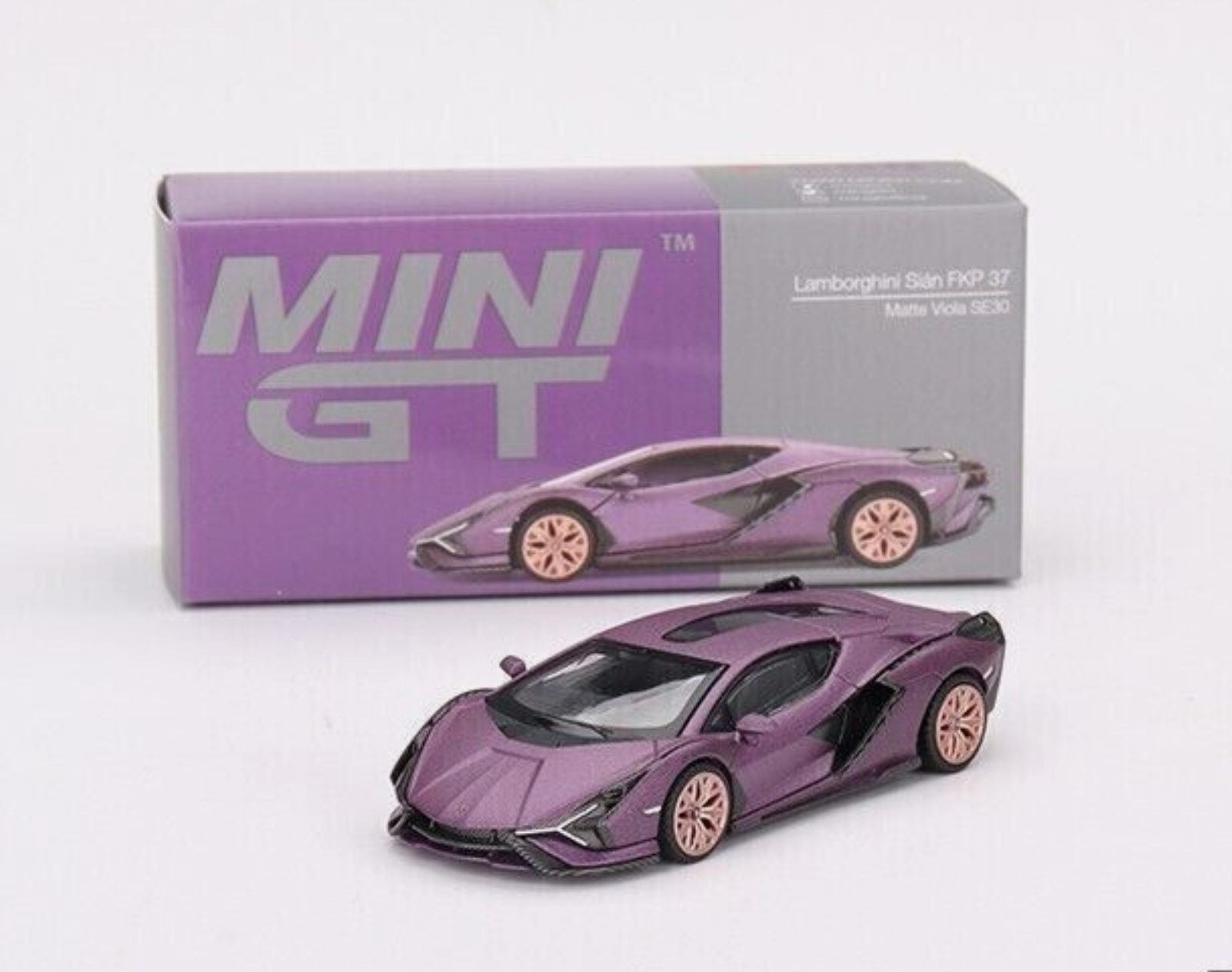 Mini GT Lamborghini Sian FKP 37 Matte Viola SE30 HK Exclusive