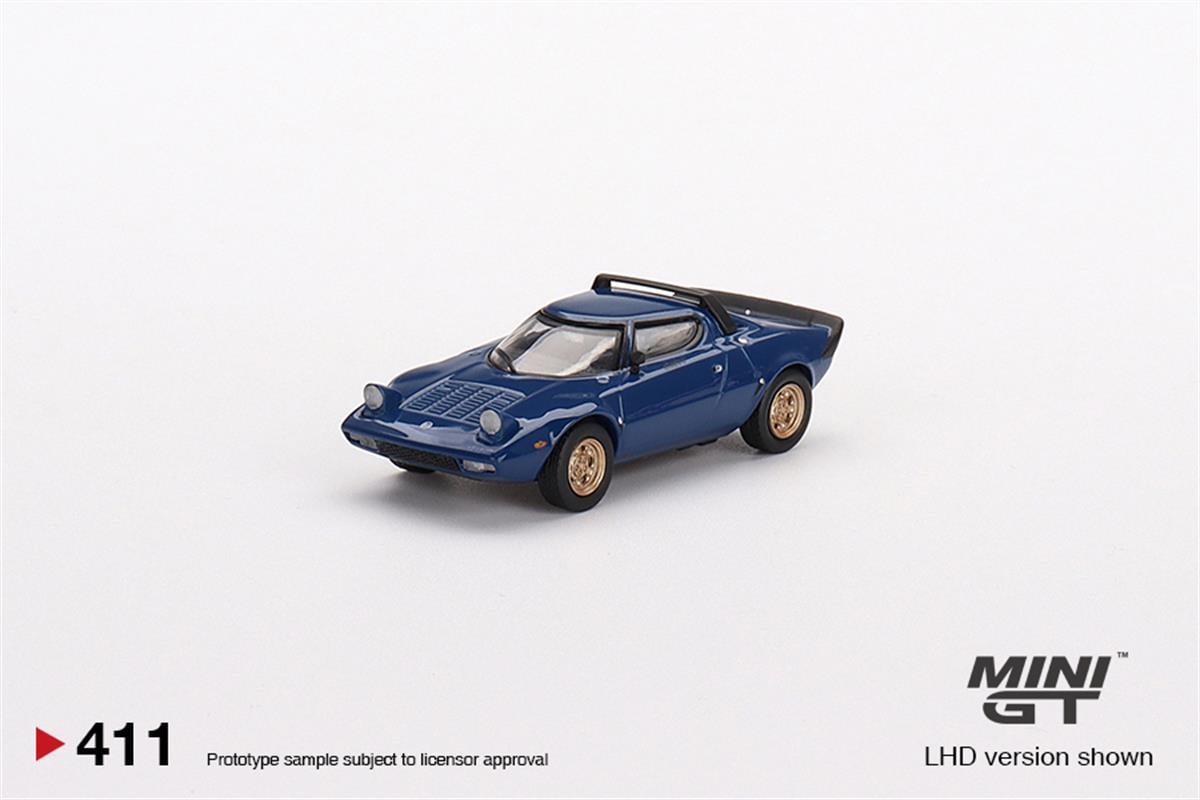 Mini GT Lancia Stratos HF Stradale Bleu Vincennes