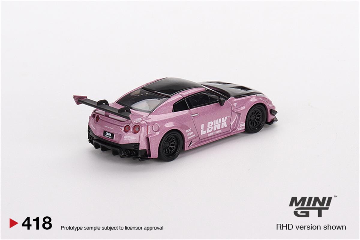Mini GT LB-Silhouette WORKS GT NISSAN 35GT-RR Ver.2 Passion Pink