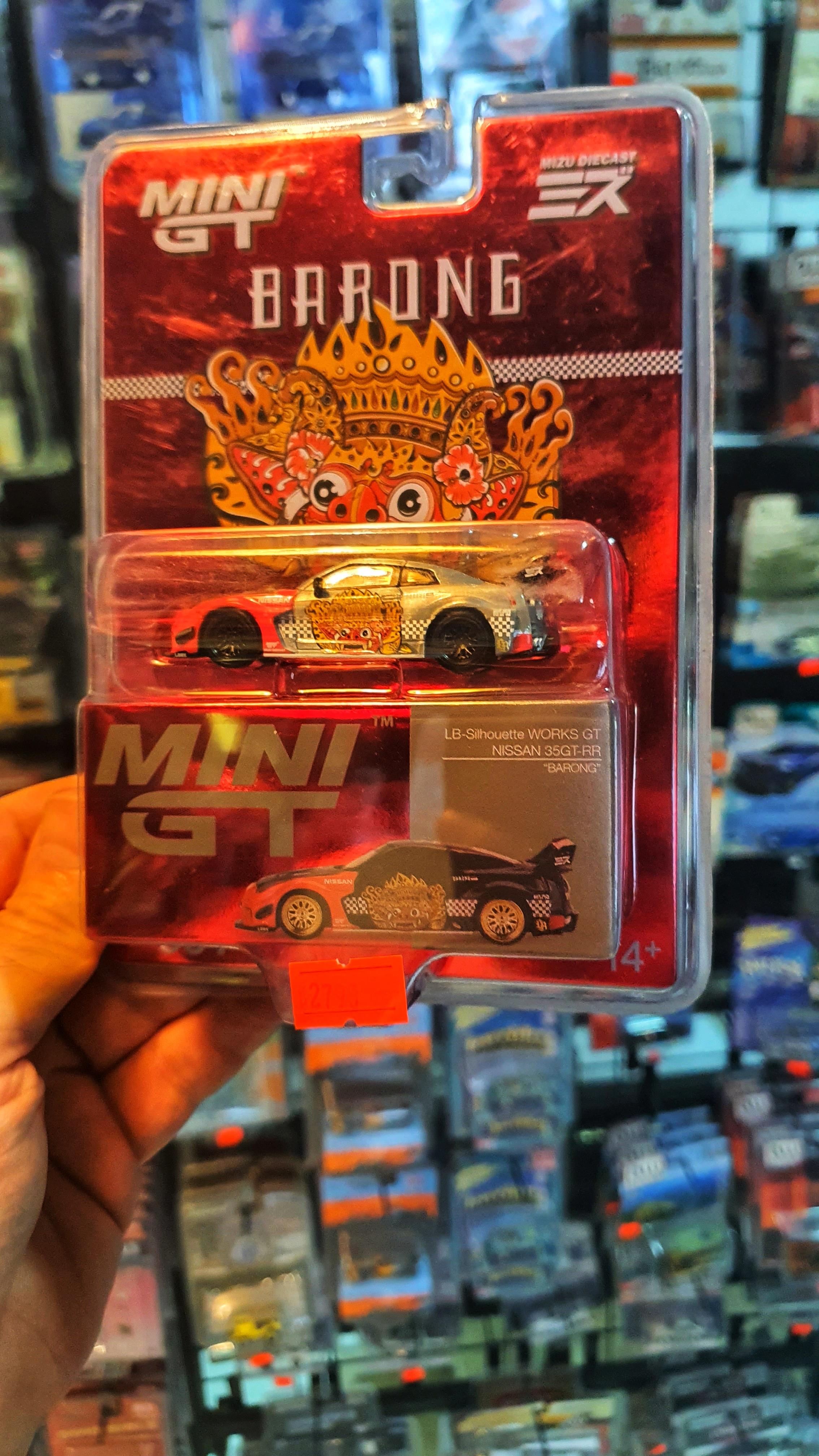 Mini GT LB-Silhouette Works GT Nissan 35GT-RR ver.1 Barong Minigt Mizu CHASE