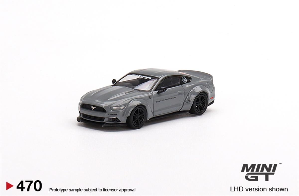 MINI GT LB★WORKS Nissan GT-R マットグレー MINI GT New LB WORKS Nissan GT-R (R35) Matte Grey/Light Blue