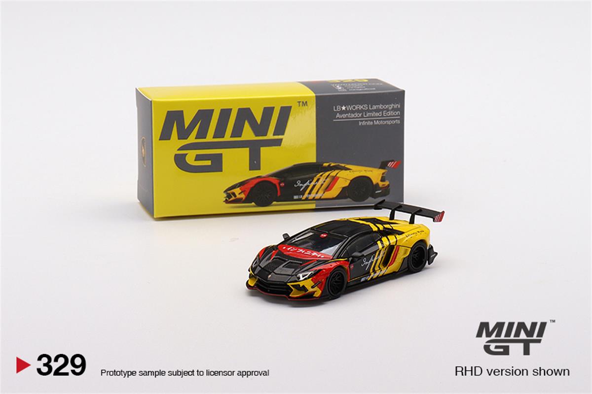 Mini GT LBWK Lamborghini Aventador infinite Motorsports Lbwk