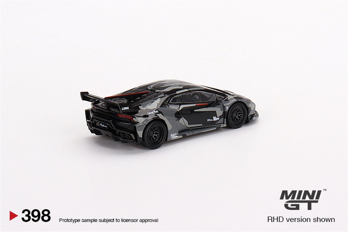 Mini GT LBWK Lamborghini Huracán GT Digital Camouflage | diecastpazar