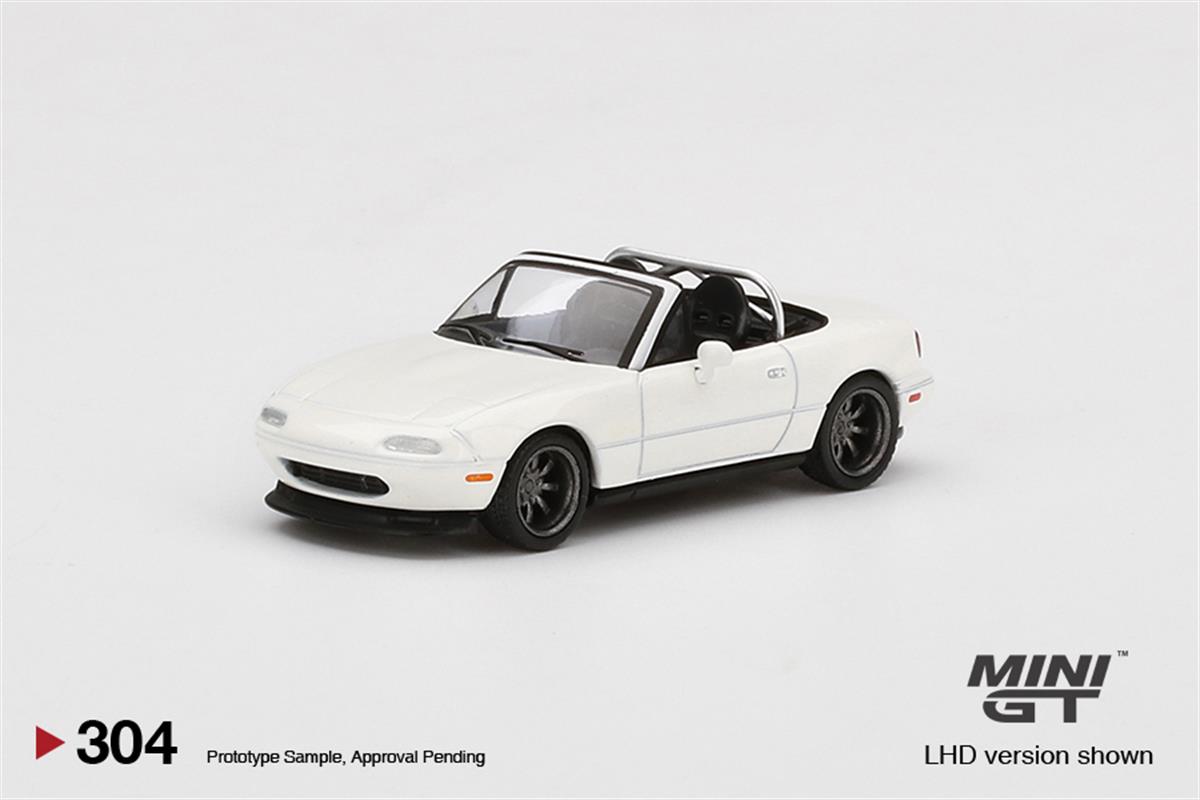 MINI GT MX-5 Miata 5台セット Mini GT Mazda Miata MX-5 Tuned Version Classic White | diecastpazar