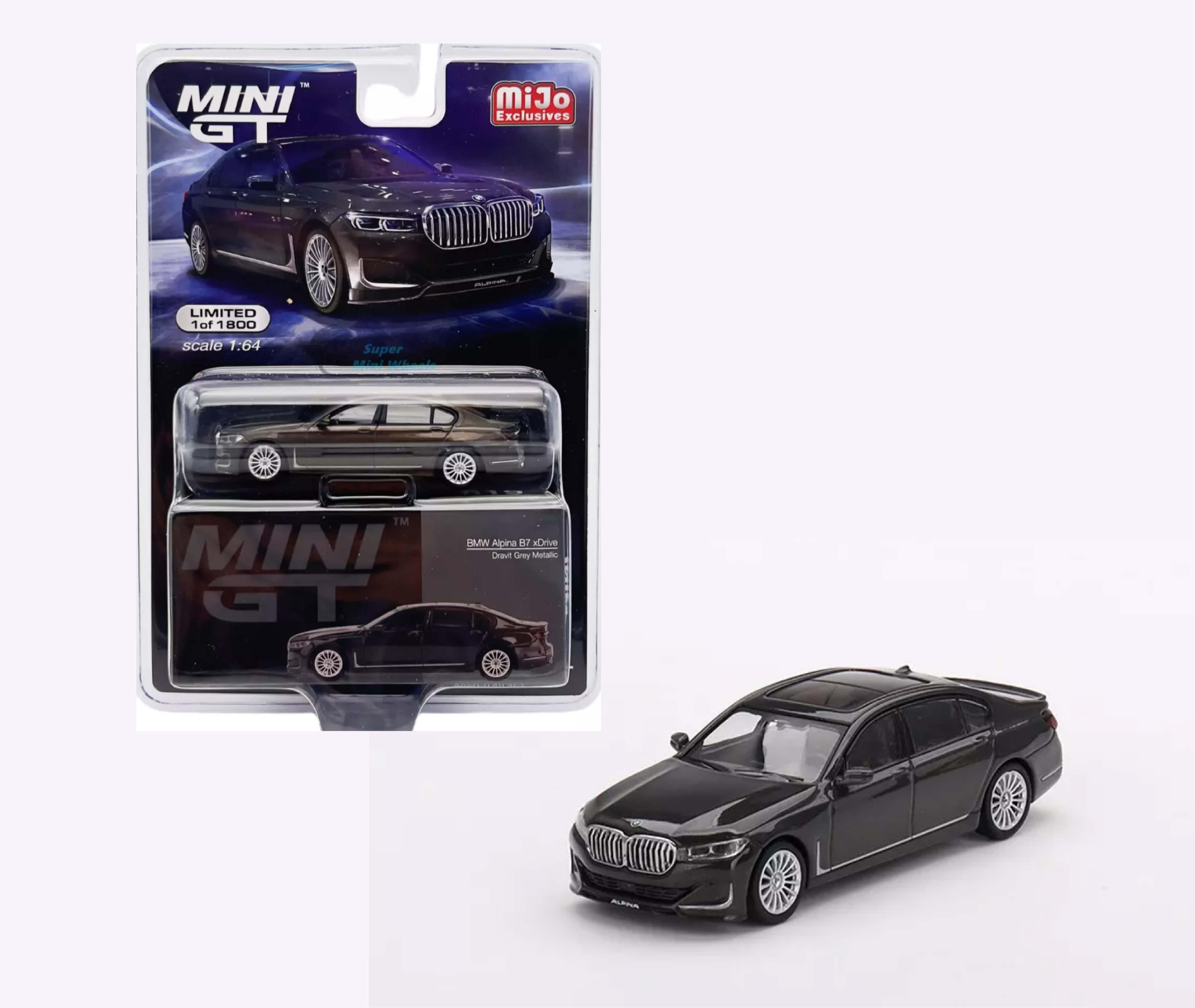Mini GT Mijo Bmw Alpina B7 xDrive Dravit Grey Metallic Lhd