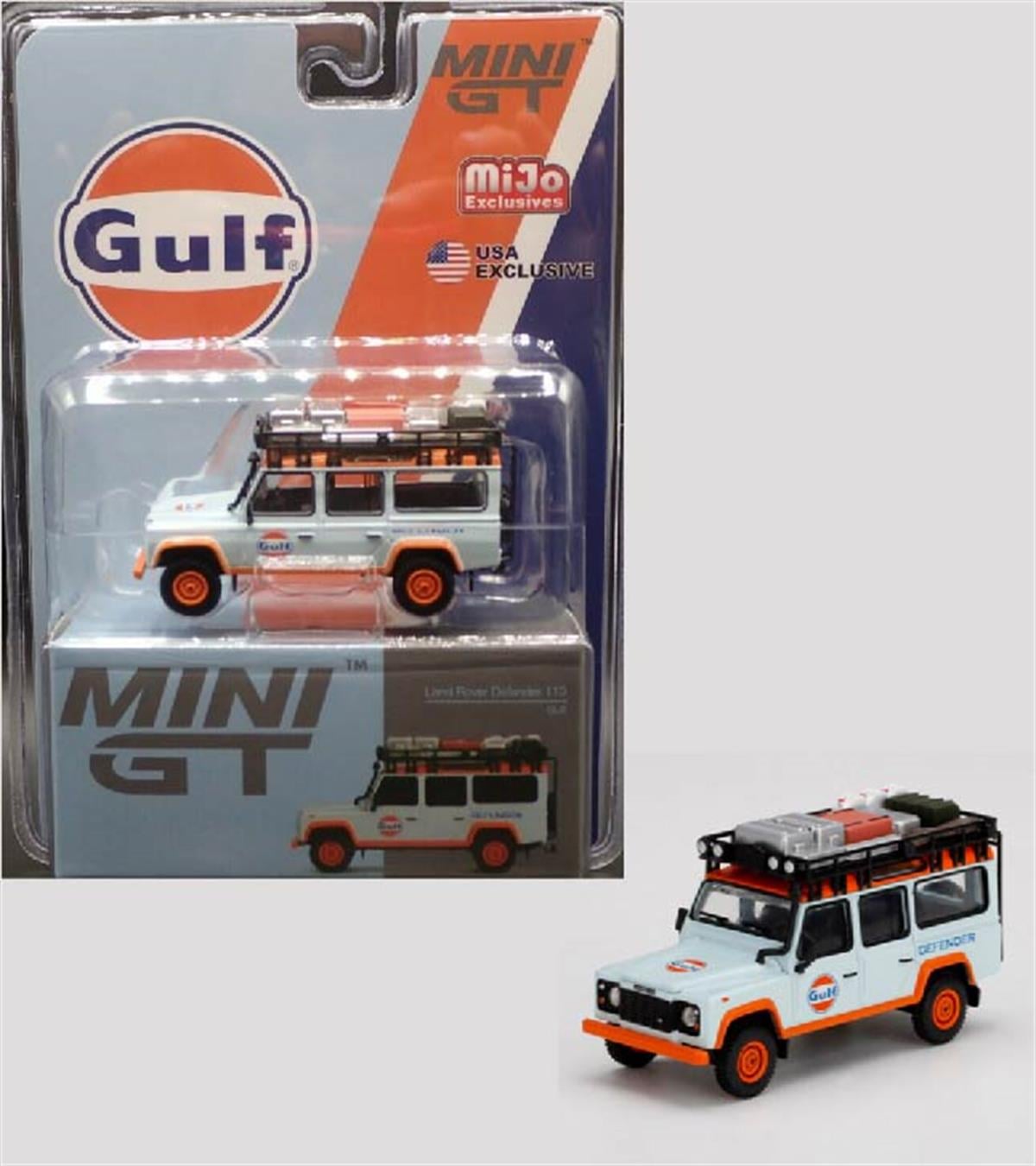 Mini GT Mijo Land Rover Defender 110 Gulf