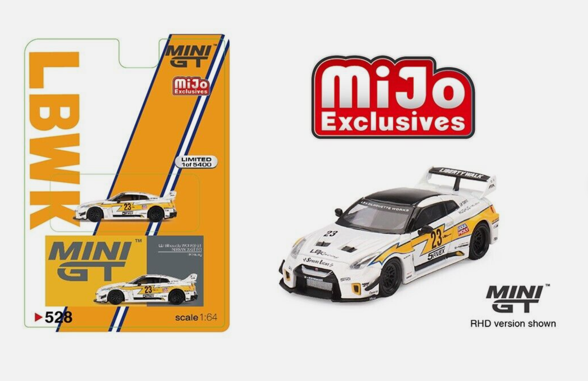 Mini GT Mijo LB-Silhouette Works GT Nissan 35GT-RR Ver.1 LB Racing rhd