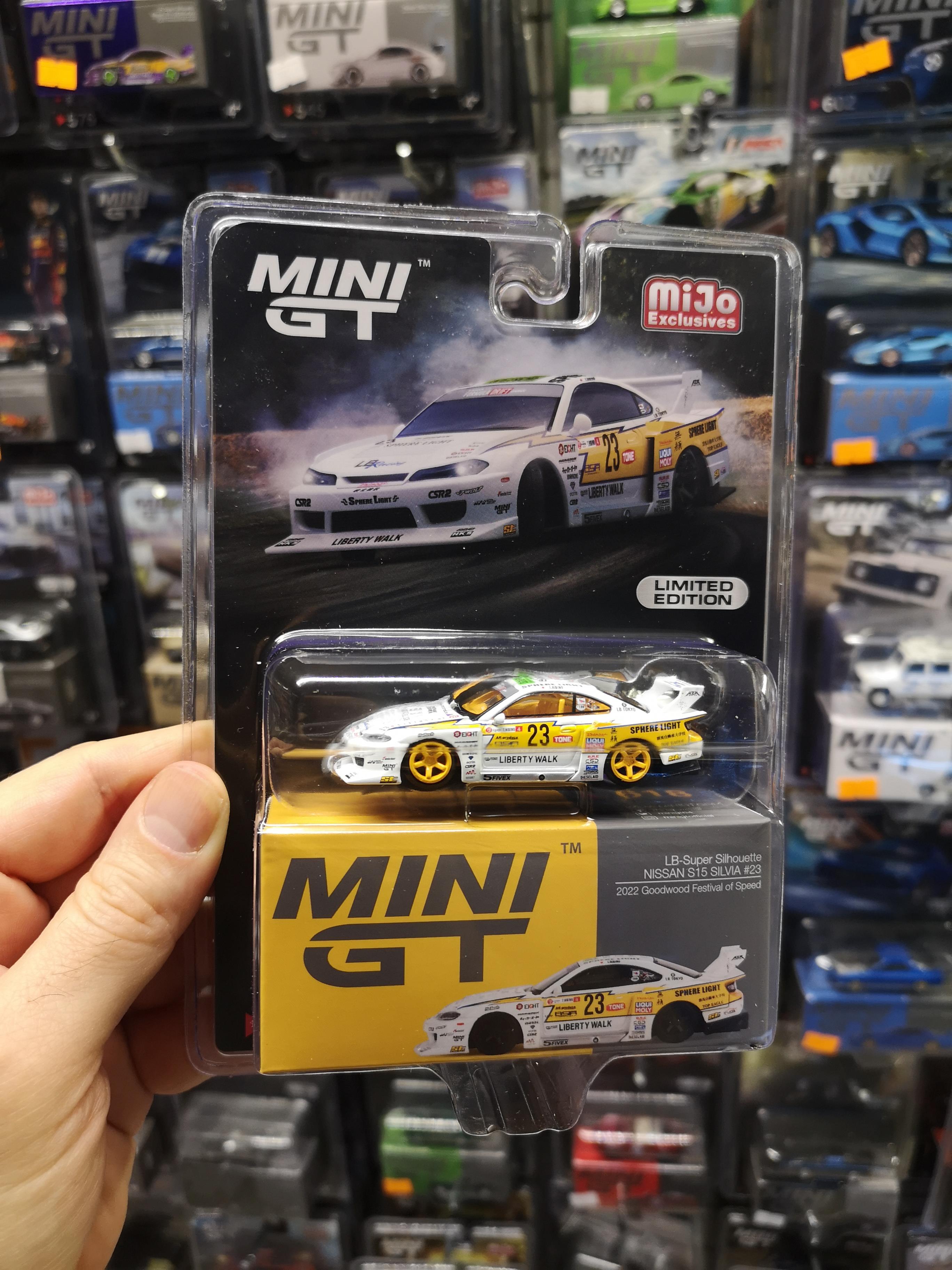 Mini GT Mijo LB-Super Silhouette Nissan S15 Silvia #23 2022 Goodwood Festival of Speed Chase