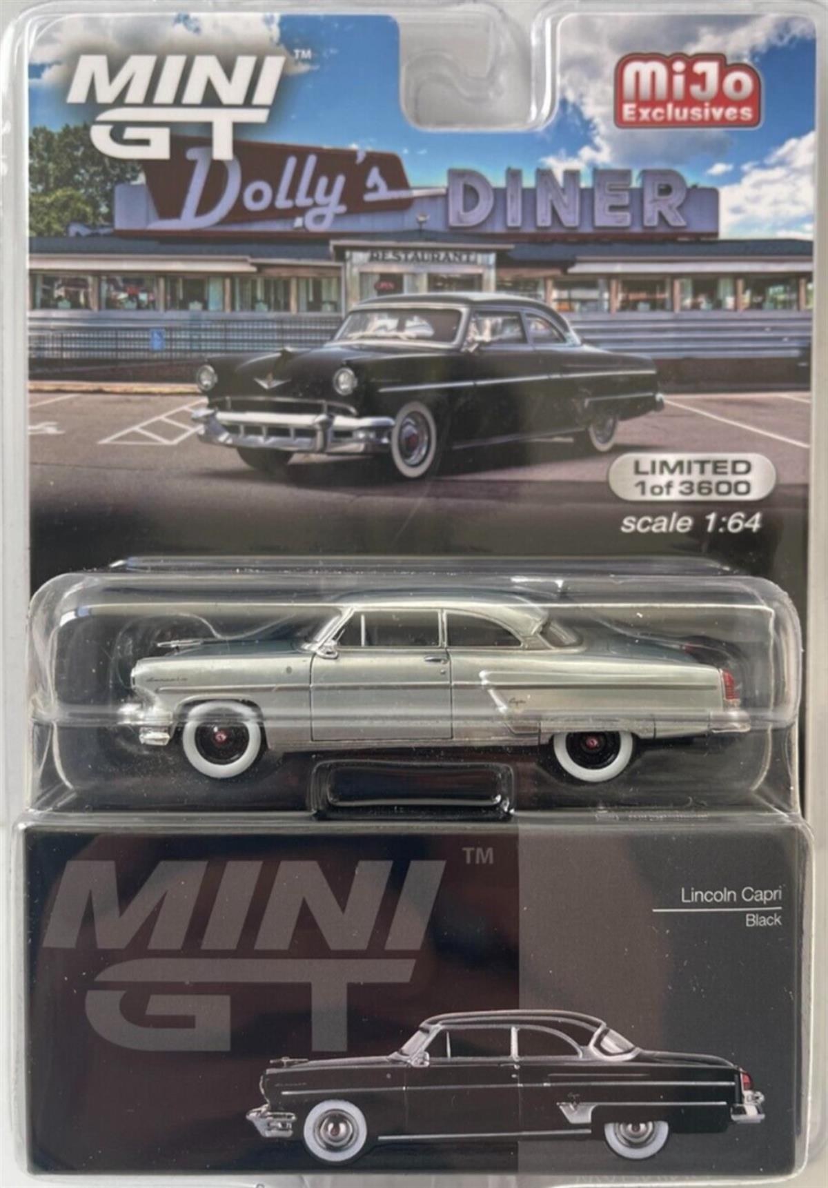 Mini GT Mijo Lincoln Capri 1954 Black LHD Chase