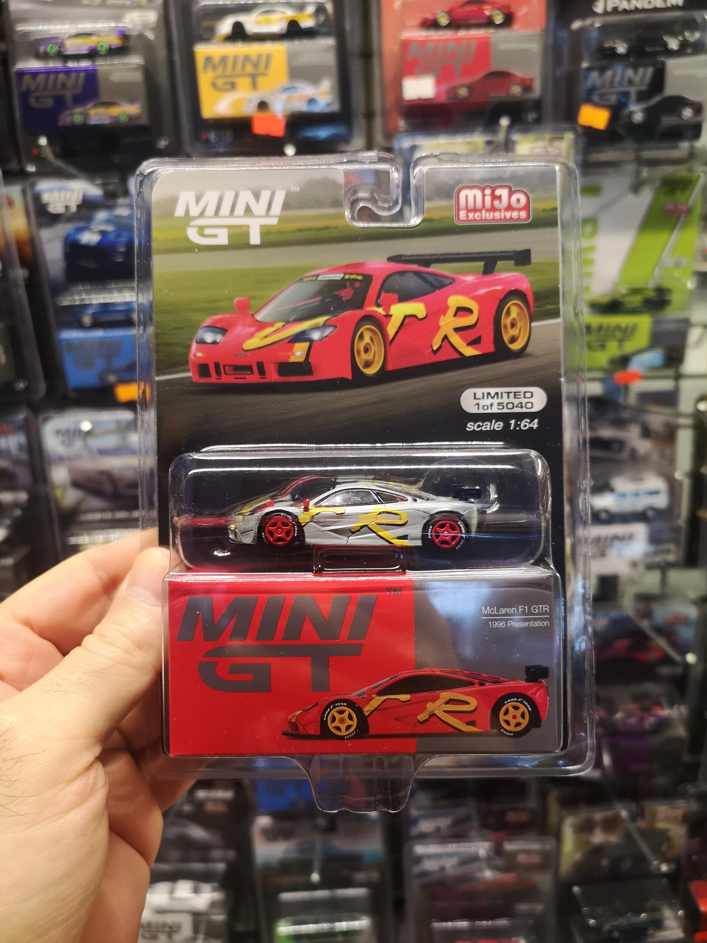 Mini GT Mijo McLaren F1 GTR 1996 Presentation CHASE