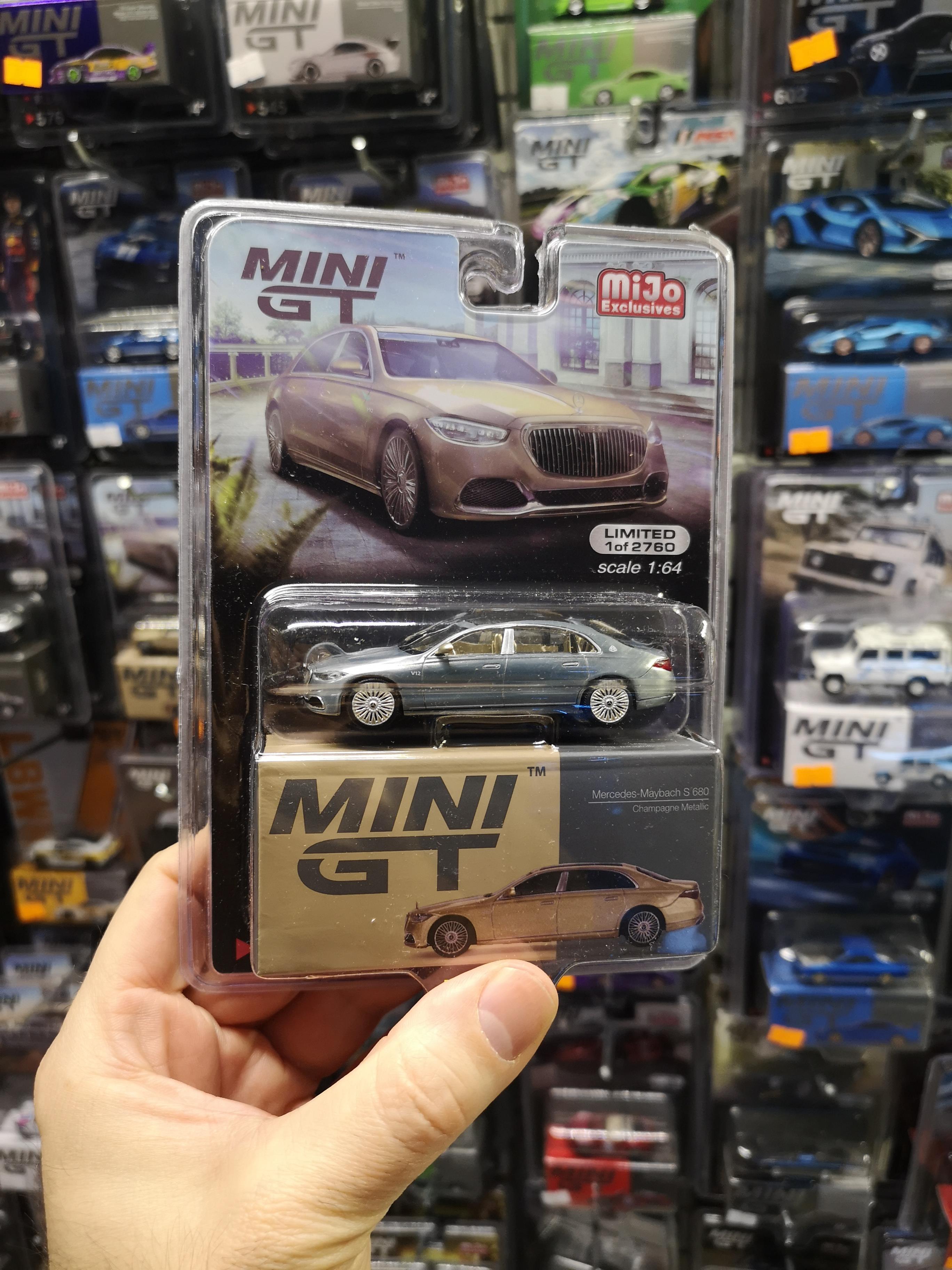 Mini GT Mijo Mercedes Maybach S 680 Champagne Metallic lhd Chase