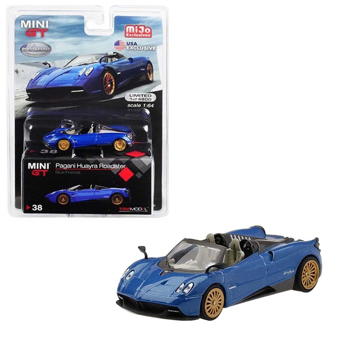 Mini GT Mijo Pagani Huayra Roadster Blue Francia