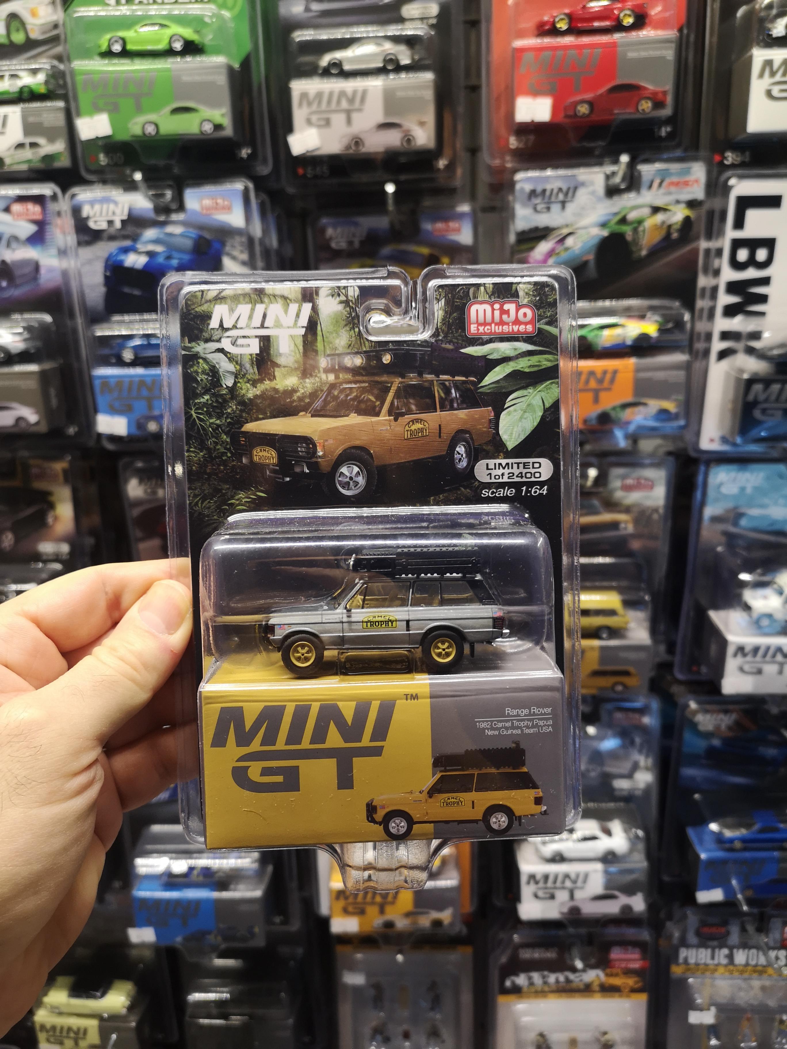 Mini GT Mijo Range Rover 1982 Camel Throphy Papua New Guinea Team Usa Lhd CHASE