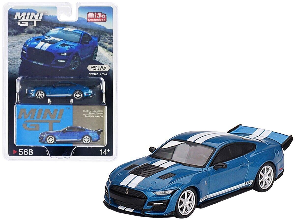 Mini GT Mijo Shelby GT500 Dragon Snake Concept Ford Performance Blue Lhd