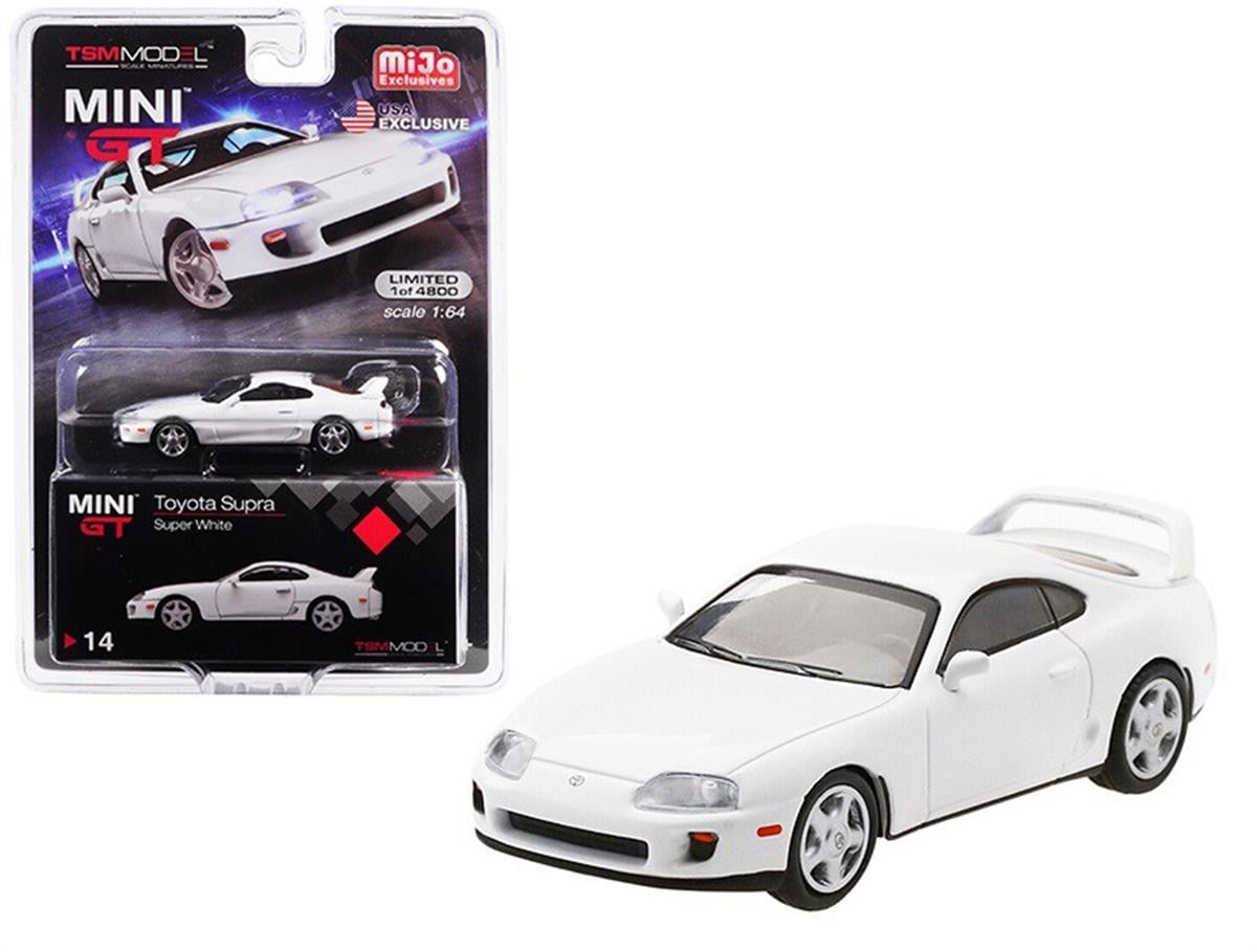 Mini GT Mijo Toyota Supra JZA80 Super White LHD / USA