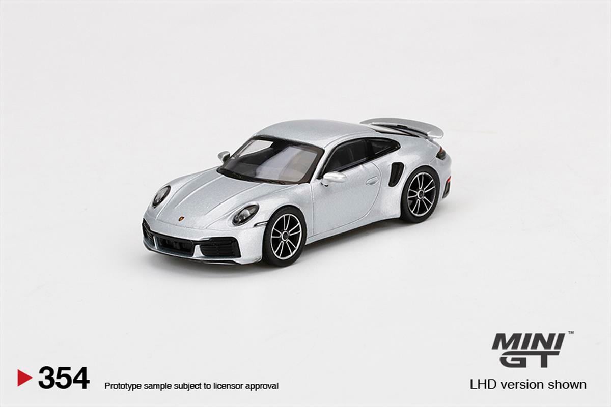Mini GT Porsche 911 Turbo S GT Silver Metalic | diecastpazar
