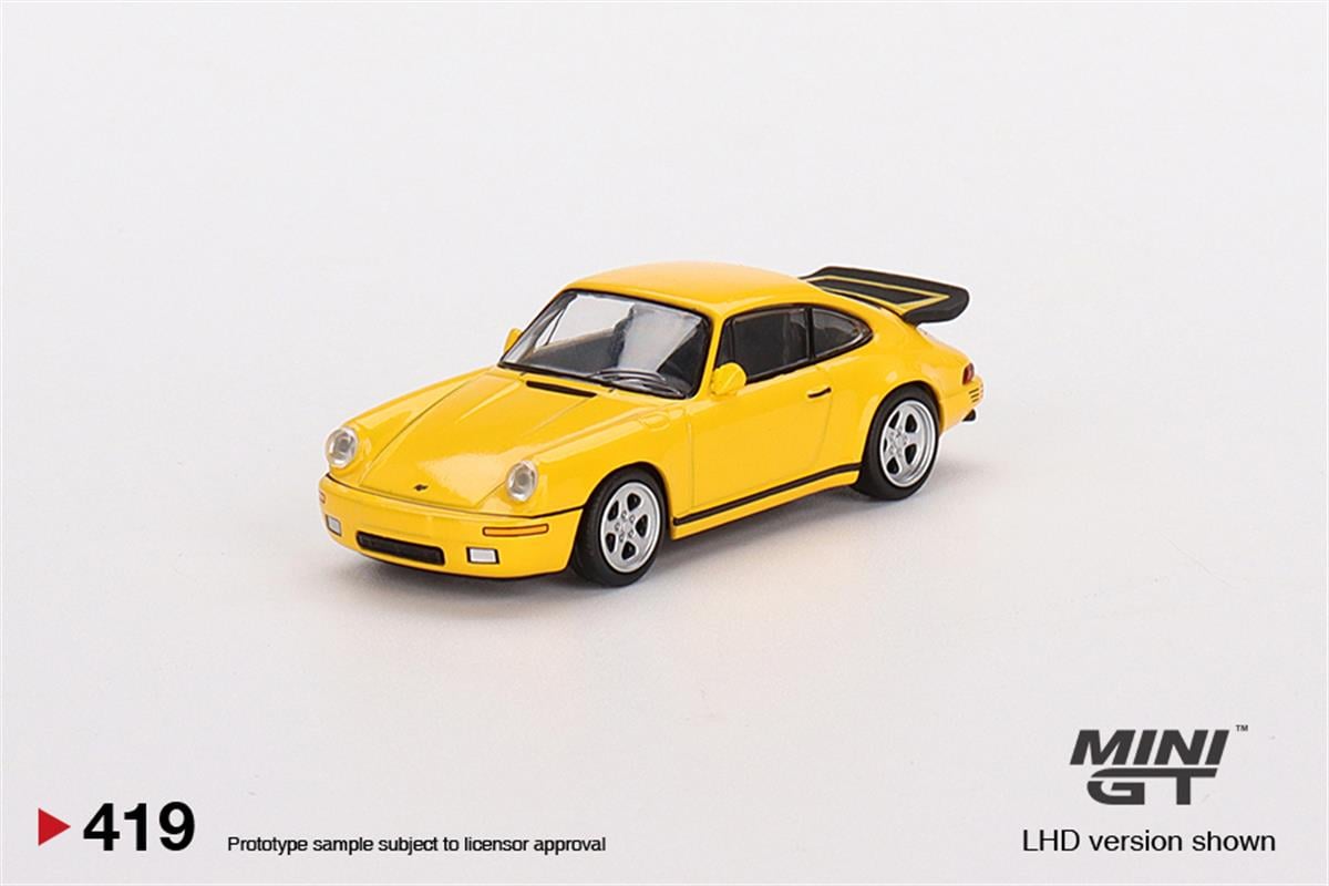 Mini GT Porsche RUF CTR 1987 Blossom Yellow | diecastpazar