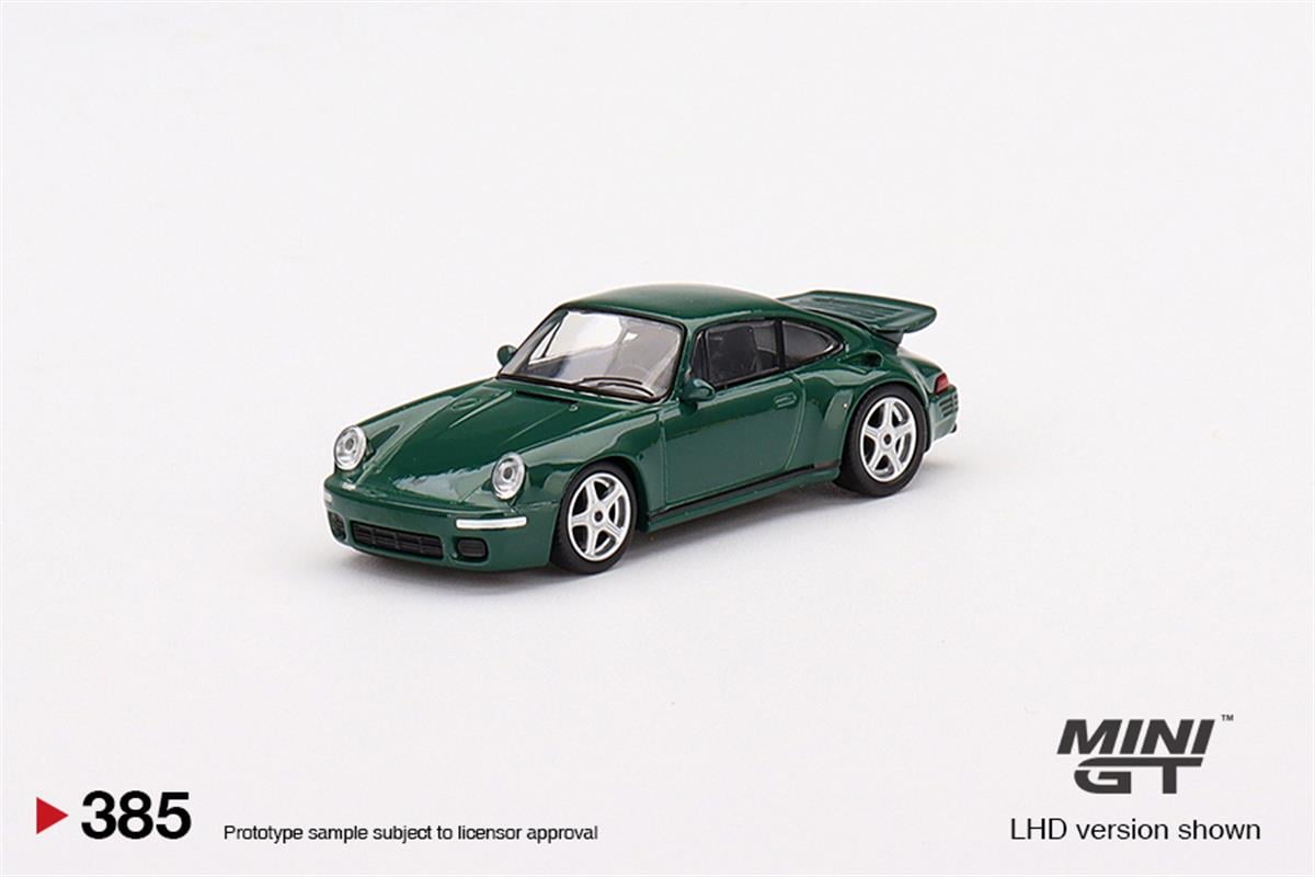 Mini GT Porsche RUF CTR Anniversary Irish Green | diecastpazar