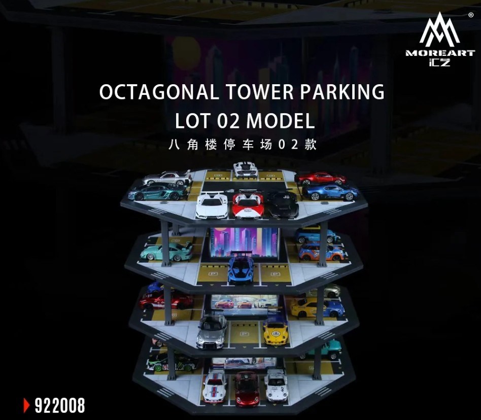 Moreart Octagonal Building Parking Lot 02 Simulation Model