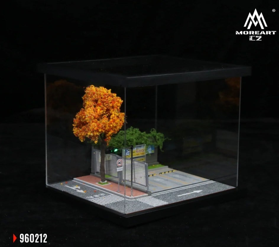 Moreart Street Scene Assembly Series orange tree Diorama