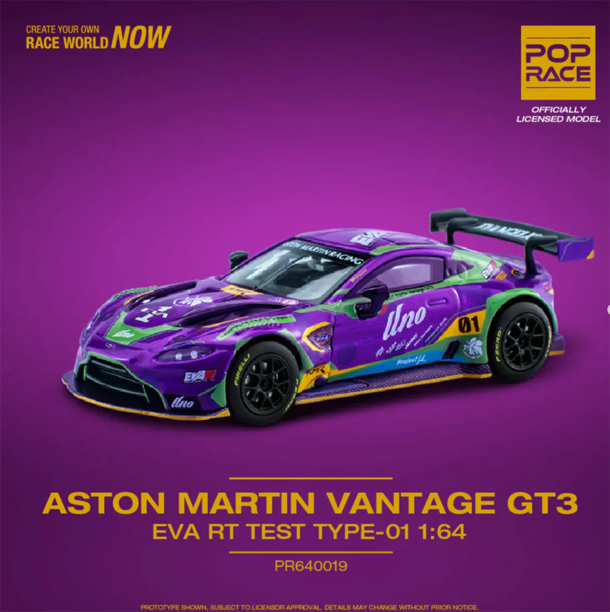 Pop Race Aston Martin GT3 EVA RT Test Type-01