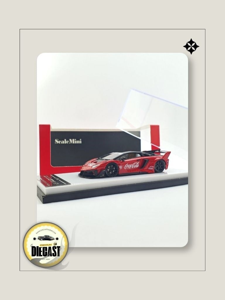 Scale Mini Lamborghini Aventador GT EVO Coca-Cola