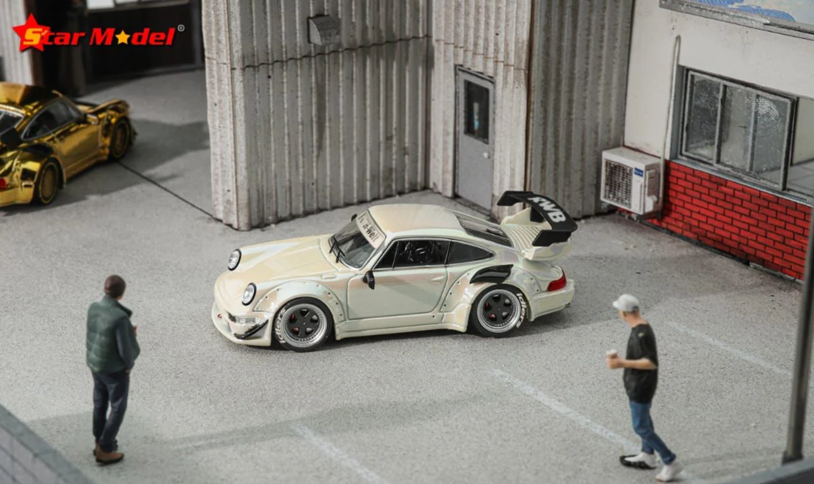 Star Model Porsche RWB 964 Pearl White