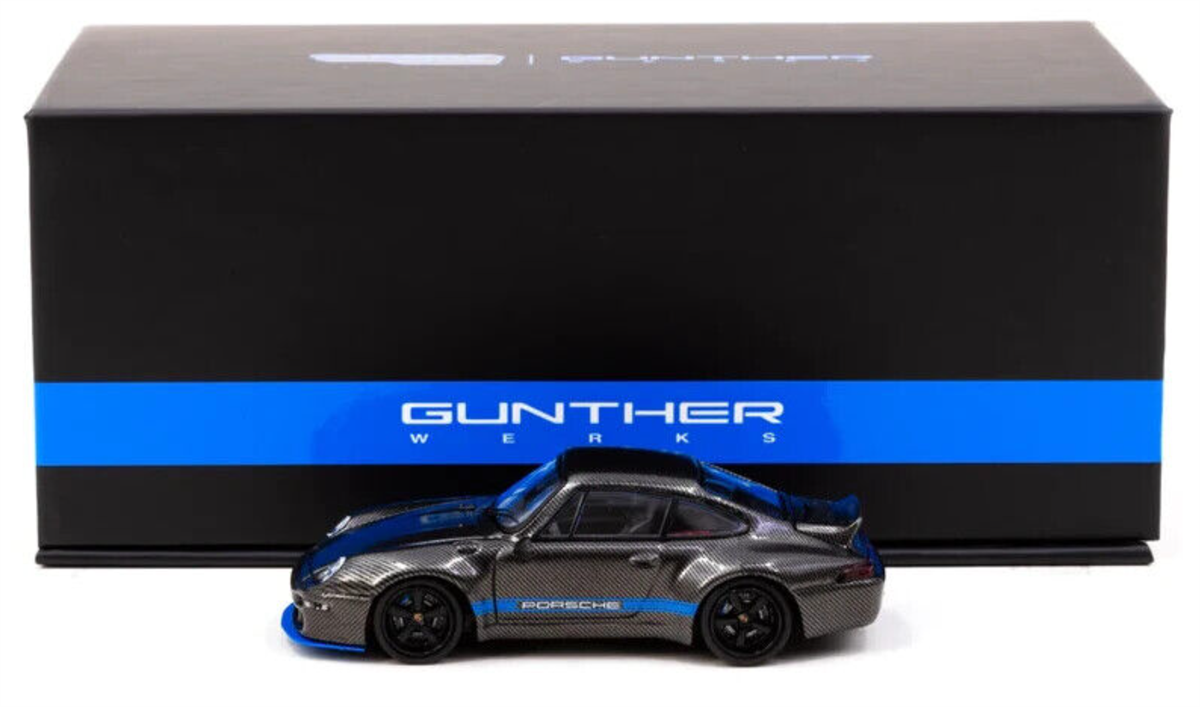 Tarmac Works Porsche 993 Remastered By Gunther Werks Black Carbon Fiber