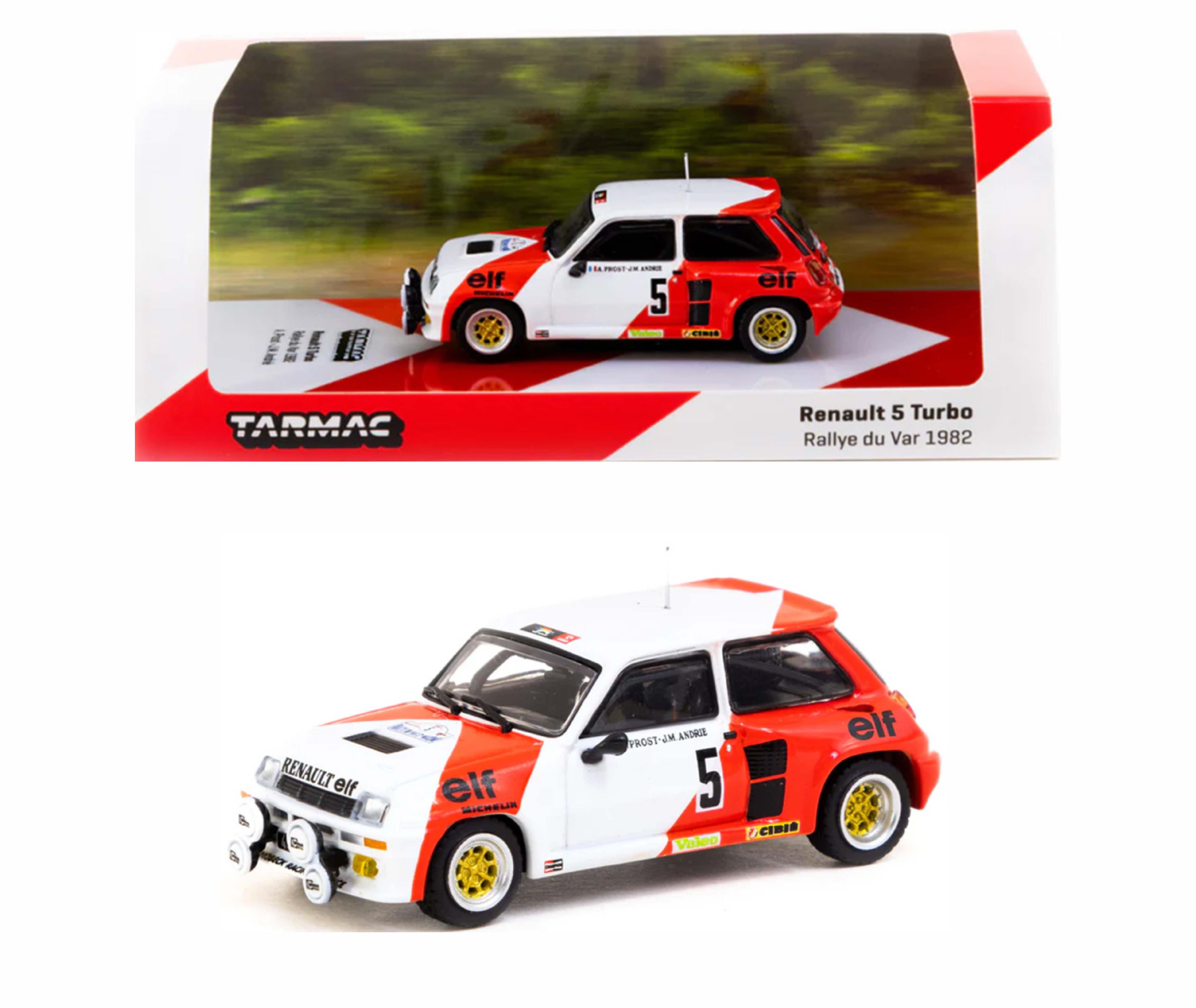 Tarmac Works Renault 5 Turbo Rallye du Var 1982 A.Prost J.M. Andrie