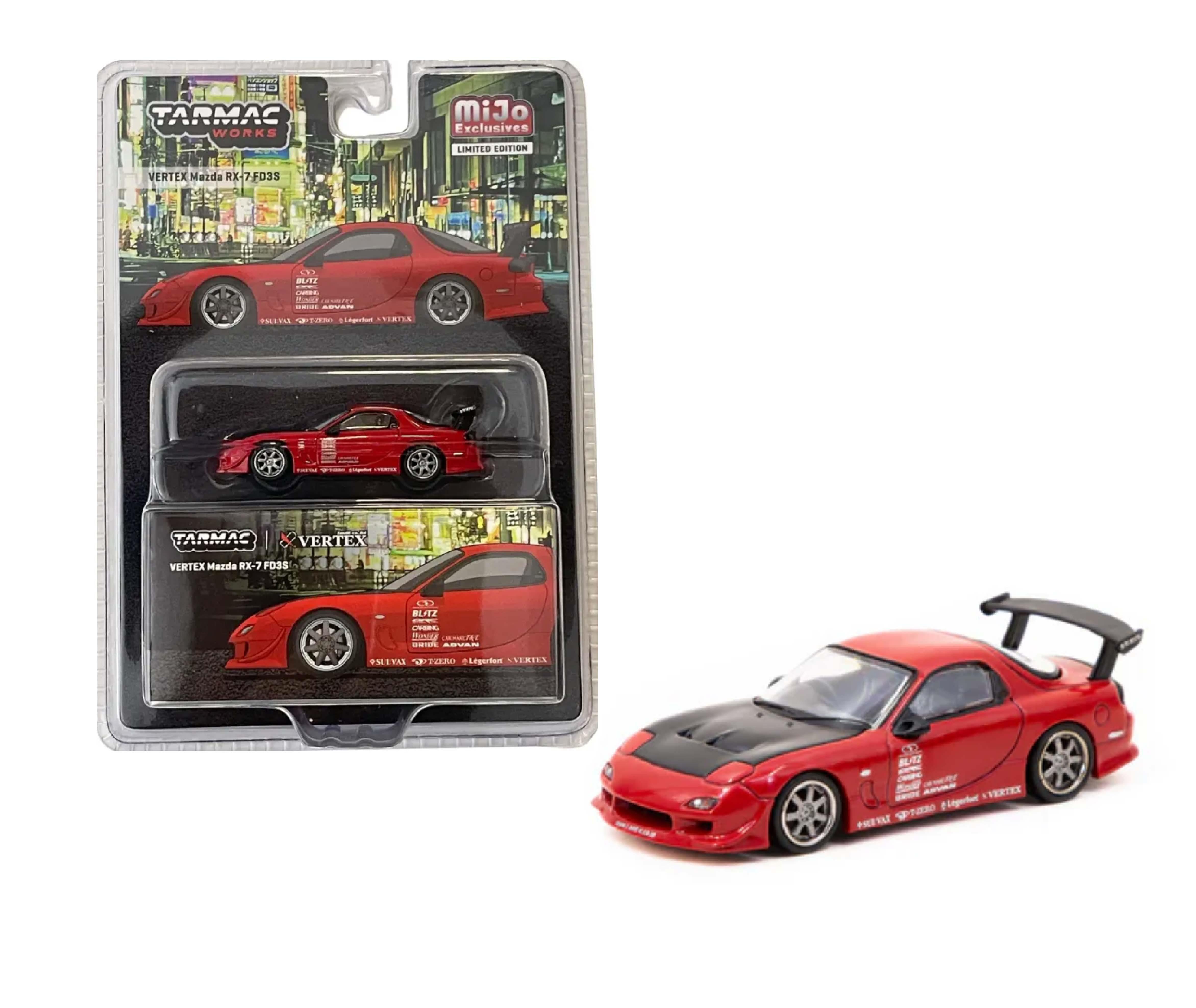 Tarmac Works Vertex Mazda Rx-7 FD3S Red