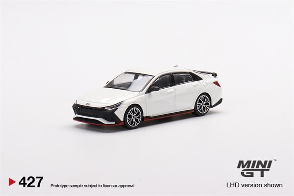 Mini GT Hyundai Elantra N Ceramic White
