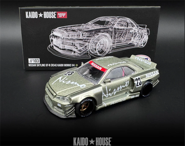 Mini GT Kaido House Nissan Skyline | diecastpazar