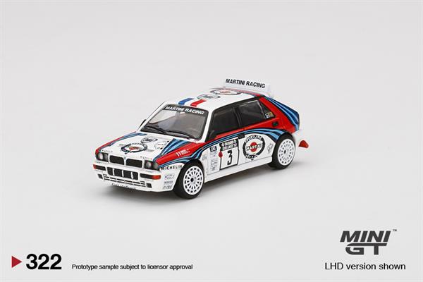Mini GT Lancia Delta HF Integrale Evoluzione 1992 Rally 1000 Lakes Winner