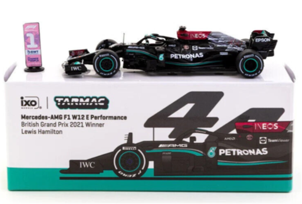 Tarmac Works Mercedes AMG F1 W12 E Performance British Grand Prix 2021 Winner Lewis Hemilton