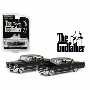 Greenlight 1:64 The Godfather (1972) - 1955 Cadillac Fleetwood Series 60 Special Solid Pack 