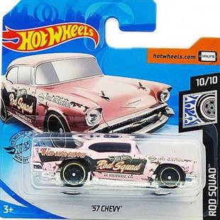 Hot Wheels Chevrolet 1957 - Modèle 27072 Ds - Voiture Miniature Neuf Sous Blister