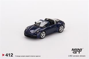 ミニカー MINI GT Porsche 911 Targa 4S Gentian Blu Porsche 911 Targa 4S Gentian Blue Metallic by Mini GT