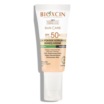 Bioxcin Yağlı Ciltler İçin Renkli 50 Faktör Güneş Kremi 50 ml