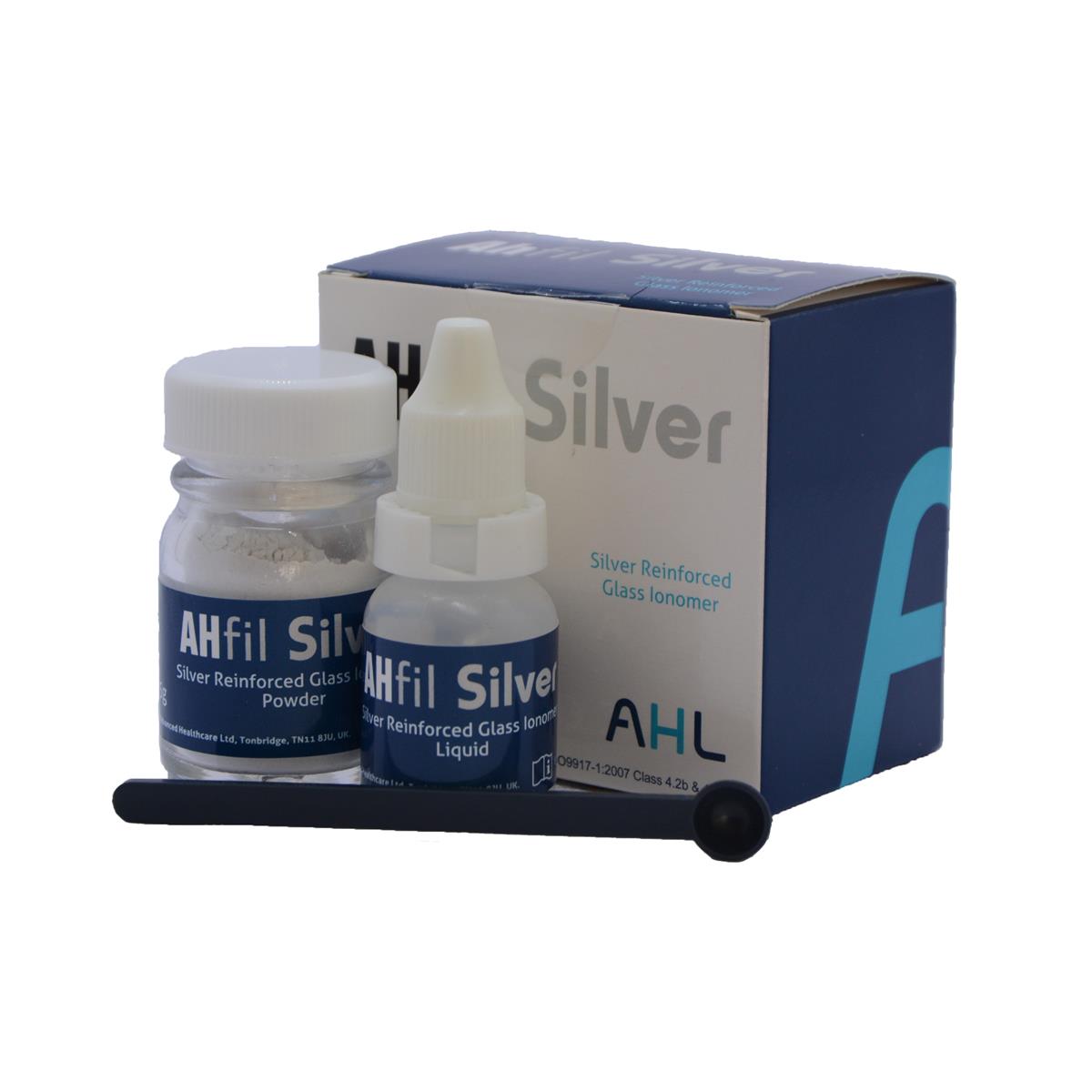 ASİDENTAHLAH0200AHFİL Silver GÜMÜŞ İÇERİKLİ CAM İYONOMER DOLGU SİMAN 15 G/7  ML