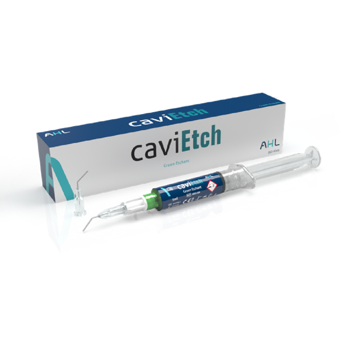 CaviEtch ASİT JEL YEŞİL 10 Luer LockTips  5 ML