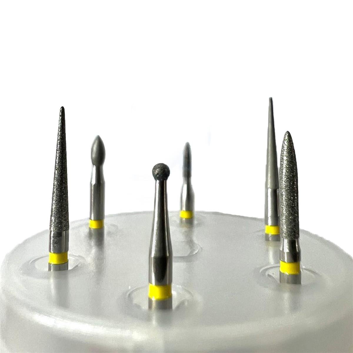 ASİDENTD+Z100402D+Z AERATÖR İÇİN ELMAS KOMPOZİT BİTİRME FREZ SET(6 ADET) 100402