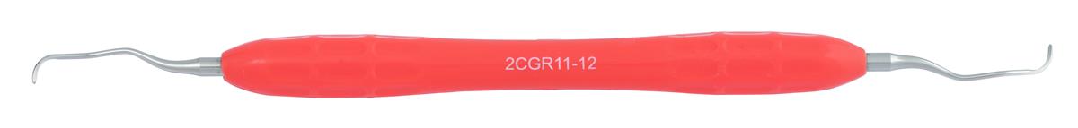 ASİDENTOSUNG(2CGR11-12)(2CGR11-12) Gracey Curette Stansard DÜZ SİLİKON SAPLI