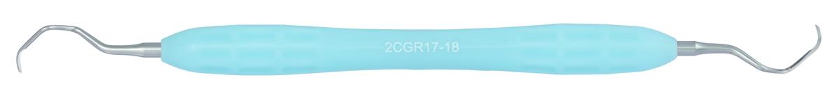 ASİDENTOSUNG(2CGR17-18)(2CGR17-18) Gracey Curette Stansard DÜZ SİLİKON SAPLI