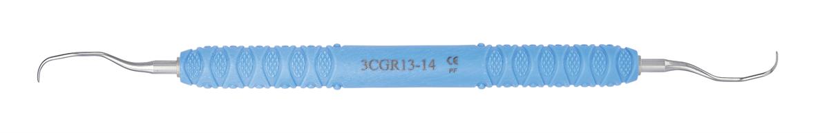 ASİDENTOSUNG(3CGR13-14)(3CGR13-14) Gracey Curette Standard TIRTIKLI SİLİKON SAPLI