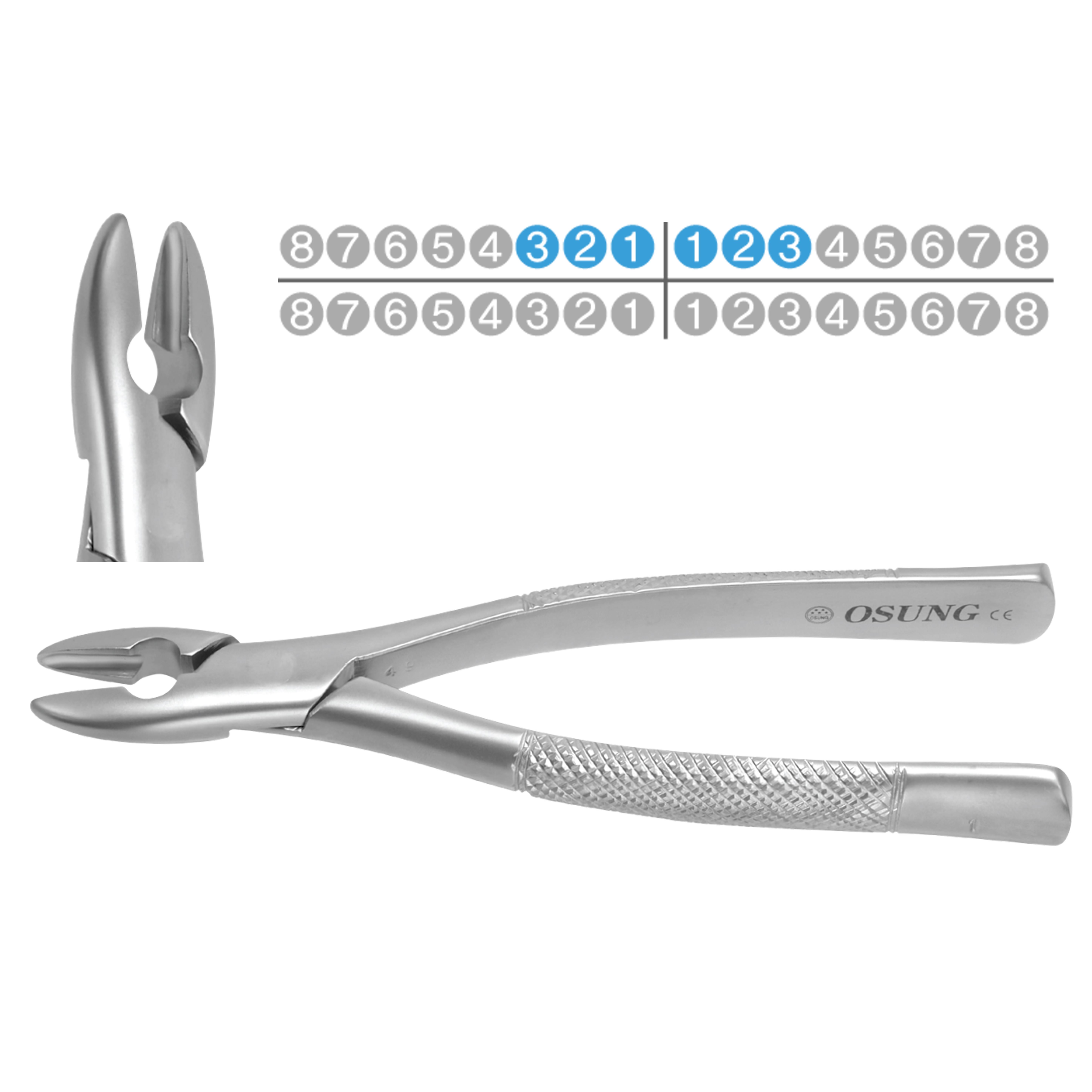 ASİDENTOSUNG(FX1)(FX1) Extraction Forcep DAVYE YETİŞKİN AMERİKAN TİP